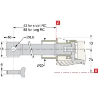 Schneider Electric LV429235 Rückseitige Anschlüsse Kurz für 1P (2Stk)