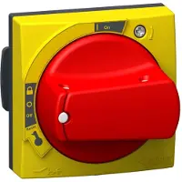Schneider Electric Electric GVAPR65 TeSys GV2 TeSys GV3 TeSys U, Drehantrieb, IP 65, rot