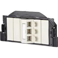BTR NETCOM 130B11S30201-E, RJ-45, 6a, Perleffekt, Weiß, 92 mm, 55 mm, 188 mm
