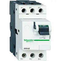 Schneider Electric Electric GV2LE10 Motorschutzschalter, 3p, 6,3A, magnetischer Auslöser, Kipphebel
