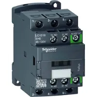 Schneider Electric LC1D18EHE Leistungsschütz LC1D 3p, +1S+1Ö, 7.5 kW, 18 A, 400 V AC3, Spule 48-130 V AC/DC