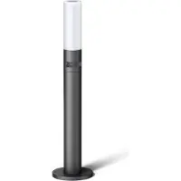 Steinel LED-Wegelampe GL 65 S mit Bewegungssensor, alu / grau / zink, Aluminium, Modern
