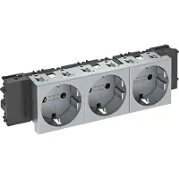 Obo Bettermann Steckdose 0 Grad, 3-fach STD-D0C AL3