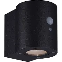 MEGATRON Loky LED-Solarwandleuchte, Sensor, rund