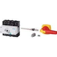 Eaton Lasttrennschalter, DMM, 125 A, 4-polig, NOT-AUS-Funktion, mit rotem Drehgriff und gelbem Sperrkranz