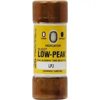 Eaton LPJ-20SPI Sicherungseinsatz, Niederspannung, 20 A, AC 600 V, DC 300 V, 300 kA, 21 x 57 mm, J, UL, mit Kennmelder, träge LOW PEAK CLASS J T/D - 10 Stück