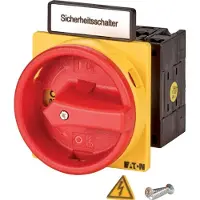 Eaton Sicherheitsschalter SUVA, T3, 32 A, Einbau, 2 Schliesser, 2 Öffner, NOT-AUS-Funktion, mit Warnschild