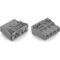 Wago 770-754/062-000 Snap-In-Stecker,4-polig,Kod. B,grau 770754062000 - 100 Stück