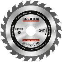 Kreator 1 Kreissägeblatt 185 mm 2,2 mm 24 Zähne - Bohrung 30 mm