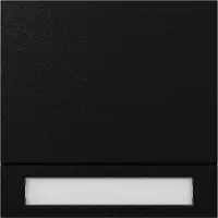 Gira 5531925 Ruftastenmodul 1-fach System 106 Schwarz m