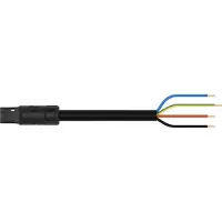 Wago 774-9994/206-401 konfektionierte Anschlussleitung,Eca,Stecker/offenes Ende,schwarz 7749994206401