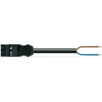 Wago 771-5001/230-000 konfektionierte Anschlussleitung,Eca,Stecker/offenes Ende,schwarz 7715001230000