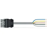 Wago 771-9995/206-203 konfektionierte Anschlussleitung,Eca,Stecker/offenes Ende,grau 7719995206203