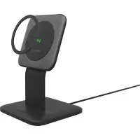 Mophie snap+ wireless stand, Drinnen, Kabelloses Aufladen, Schwarz