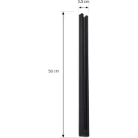 LINDBY Stromschiene Linaro, 50 cm, schwarz, 1-Phasen-System