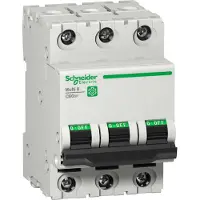 Schneider Electric Automatsikring Multi9 C60sp 3P C-karakteristik 16A 480/277 UL1077