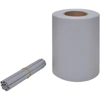 vidaXL Sichtschutzleiste PVC 70 x 0,19 m Hellgrau