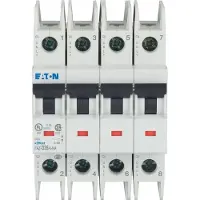Eaton 190842 Leitungsschutzschalter, 35 A, 4p, Charakteristik: D, NA FAZ-D35/4-NA