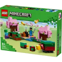 LEGO Minecraft Der Kirschblütengarten, Spielzeug-Garten zum Erkunden mit Sunny, Schnüffler, Zombie und Bienen, Geschenk für Gamer, für Jungen und Mädchen ab 8 Jahren 21260