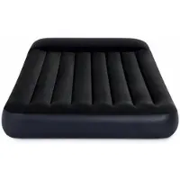 Intex Pillow Rest - Luftmatratze - Zweifler - Mit Reparaturset und Handpumpe - 191x137x25 cm - PVC - Dunkelblau