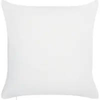 Beliani 2er-Set Gartenkissen Grünes Polyester-Blatt-Streifenmuster 45 x 45 cm Moderne Außendekoration Wasserbeständig