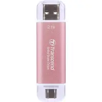 Transcend ESD310, 2 TB, USB Typ-A auf USB Typ-C, 3.2 Gen 2 (3.1 Gen 2), 10 Gbit/s, Passwortschutz, Pink
