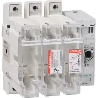 Schneider Electric GS2QQ3 Lasttrennschalter m. Sicherungen TeSys GS2Q, 3p, 400A, DIN 2