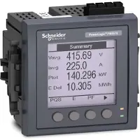 Schneider Electric Universalmessgerät PM5570, 2 Ethernet, bis 63. Harmonischen, 2 Digitaleingang -ausgang, 2 Analogeingang, Klasse 0,2s METSEPM5570
