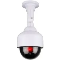 Grundig Dummy Überwachungskamera mit Blinkender LED - Realistisches Kameragehäus