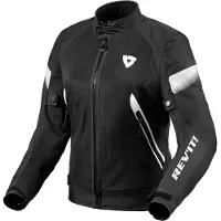 REV'IT! REV’IT! Control Air H2O Damen Schwarz Weiß Motorrad Jacke Größe 36