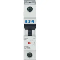 Eaton Power Quality Eaton 278583 Leitungsschutzschalter, 15 A, 1p, Charakteristik: D FAZ-D15/1 - 12 Stück