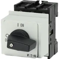 Eaton Power Quality Eaton 045999 EIN-AUS-Schalter, P1, 32 A, Verteilereinbau, 3-polig + N, 1 Schließer, 1 Öffner, mit schwarzem Knebel und Frontschild P1-32/IVS/N/HI11