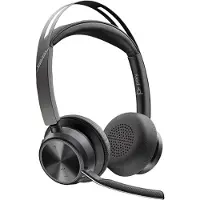 Poly VFOCUS2-M Headset mit Ladestation, Kabellos, Büro/Callcenter, 176 g, Kopfhörer, Schwarz