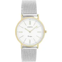 Oozoo Armbanduhr Vintage Uni – Silber/Gold C20123