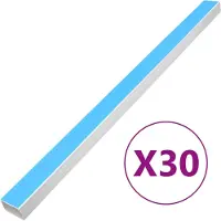 vidaXL Installationsrohre Selbstklebend 60x40 mm 30 m PVC