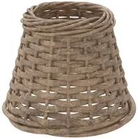 vidaXL Lampenschirm Braun Ø15x12 cm Korbweide
