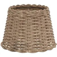 vidaXL Lampenschirm Braun Ø30x20 cm Korbweide