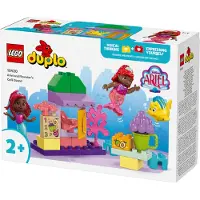 LEGO DUPLO | Disney Arielles und Fabius' Café-Kiosk, Kleine Meerjungfrau Spielzeug, Lernspielzeug mit Obst und Speisen für Vorschulkinder ab 2 Jahren, Spielzeug-Café 10420