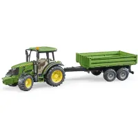 BRUDER John Deere 5115 m Spielzeugtraktor mit Kippanhänger