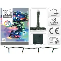 Koopman Weihnachtsbaum Lichter 180 LED, Outdoor, 18 m, mehrfarbig, mehrfarbig - Home Styling Collection