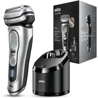 Braun Shaver 9467CC Operating time (max) 60 min, Wet & Dry, Silver