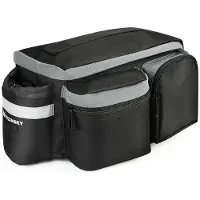Wozinsky Fahrradträger Tasche Mit Schultergurt 6L Schwarz (Wbb3Bk)