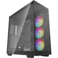 DeepCool CH780, Tower, PC, Schwarz, ATX, EATX, micro ATX, Mini-ATX, ABS, SPCC, Gehärtetes Glas, Gaming