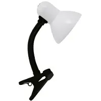 Ideus Leselampe mit Klemme, 40 W, weiß, TOLA E27, Klemme, Ideus 02853
