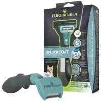 Furminator zum Entfernen der Unterwolle für kurzhaarige Katzen kleiner Rassen (S)