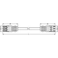 Wago Winsta Midi Patchkabel Einstellbare Gebäudeinstallation - 771-9993/017-201