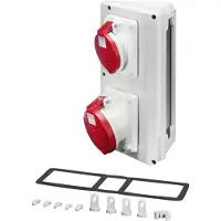 Hensel 20001087 Mi Connection Box, CEE 32A, + CEE 63A, 5p., 400V, 6h Mi CB 15