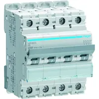 Hager NBN606 Leitungsschutzschalter 3P+N 10kA/15kA B-6A 4M