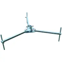 Dehn Höhenverstellbares Stativ für D50mm Rohre mit Scharnier - 105351