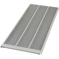 Eaton 172695 Gitterrahmen / Metallgeflecht IP4X für Rückwand, 3fach, grau XTSZRPA3
